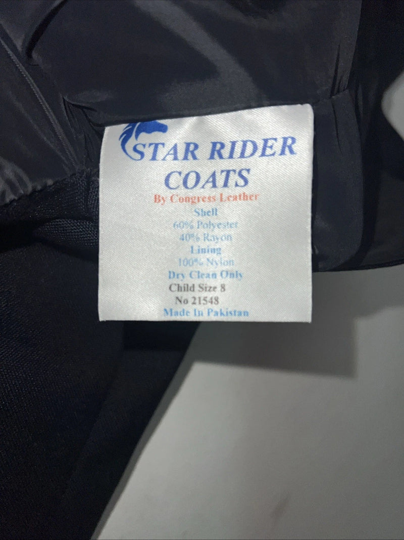 New Children’s Star Rider Blue Riding Coat 8 #21548 LL-601