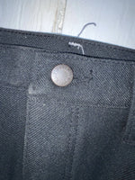 New Vintage Black Wrangler Polyester Pants #82BK NN-161