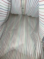 New Men’s Rainbow Striped Rockmount Ranchwear Pearl Snap Long Sleeve M I-39