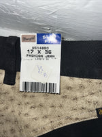 New Women’s Black Wrangler Fashion Jeans Slim Fit. 17x36 P-21