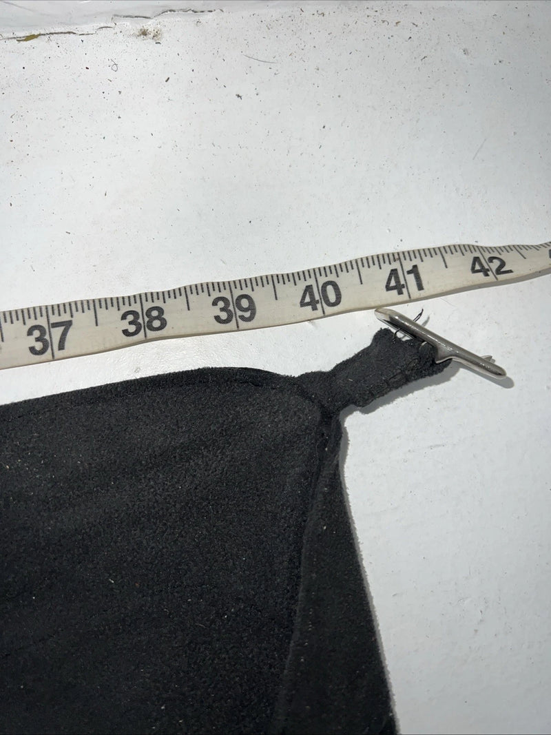 NOS Gray Fabric Show Chaps Adjustable Waist 41” L-41