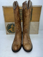 New Women’s Brown Texas Brand Cowboy Boots. L 195 6.5 6 1/2 M. 19-58