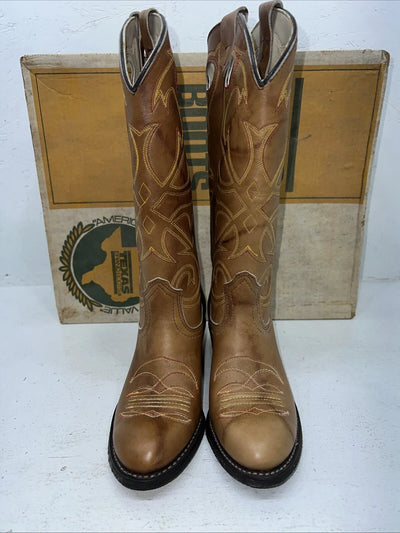 New Women’s Brown Texas Brand Cowboy Boots. L 195 6.5 6 1/2 M. 19-58