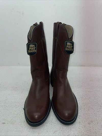 New Men’s Brown Dan Post Cowboy Boots. 26589 8 E W. 1-122