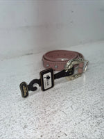 New Pink Genuine Leather Nocona Silver Bling 36” Belt #N1344999 Z-31