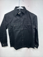 New Boys Western Express Black Long Sleeve Pearl Snap Medium DD-111