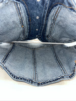 New Children’s ELY Outerwear Denim Short Sleeve Button Up Tank S #141104 3C-51