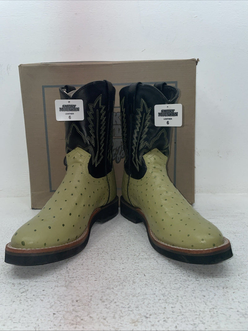 New Youth Green Smoky Mountain Cowboy Boots. 3027 6. 2-123