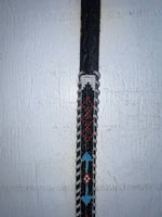 New Black Genuine Leather Breaded 30” Belt NN-7