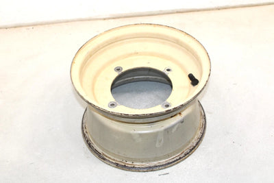 92 Polaris Trail Boss Oem White Front Wheel Rim 10x5.5 1520118 AP135