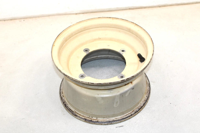 92 Polaris Trail Boss Oem White Front Wheel Rim 10x5.5 1520118 AP135