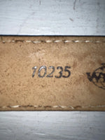 New Brown Genuine Leather Wright Tooled 20” Belt #10235 NN-92