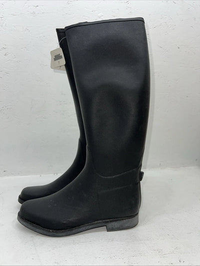 New Women’s Black Smoky Mountain Rubber English Riding Boots. 7 W. 12-57