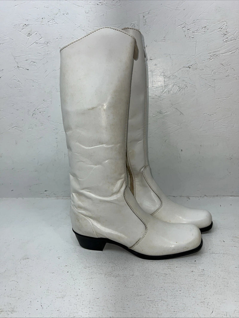 New Woman’s White Dingo Cowboy Boots. 7631 7 M. 18-38