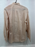 New Wayne Scott Tan Long Sleeve Button Up English Shirt XL AA-73