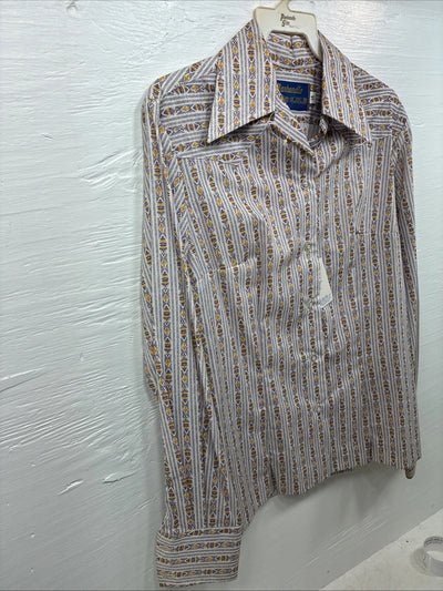 New Kids Panhandle Multicolor Design Long Sleeve Button Up Size 16 CC-99