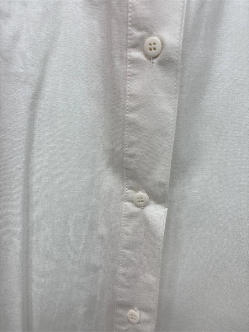 New Women’s San Angelo White Designed Long Sleeve Button Up Medium YY-105
