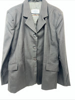 New Women’s Comfort Riders Brown Hunt Meister Riding Coat 16L #23-31000 R-604