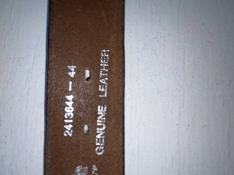 New Brown Genuine Leather Nocona Gold Pendent 44” Belt #2413644 NN-143