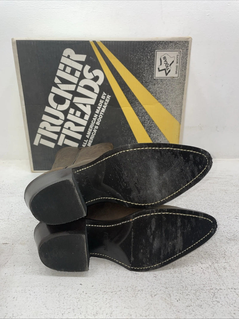 New Men’s Brown Texas Brand Cowboy Boots. 7621 6.5 6 1/2 D. 1-38
