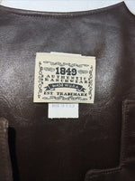 New Women’s 1849 Authentic Ranchwear Brown Western Show Vest Medium E-608