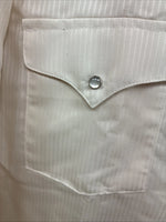 New Men’s Panhandle Slim Golden Stripe Long Sleeve Pearl Snap 15.5 Medium K-98