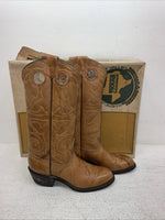 New Men’s Brown Texas Brand Cowboy Boots. L 195 6.5 6 1/2 M. 1-36