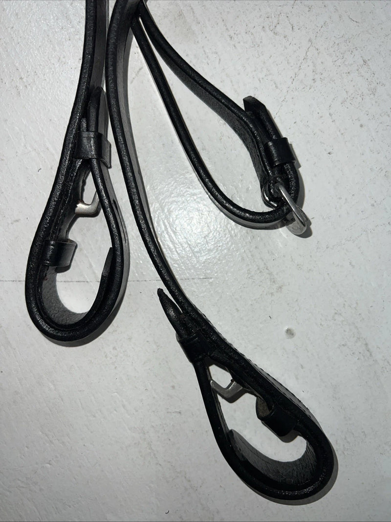New Equiroyal Black Brown Full English Bridle With Reins #21-9556 Y-28