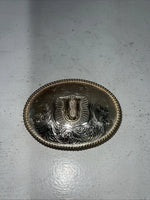 New Women’s M&F Gold “U” Belt Buckle. 38092 A-101
