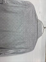 New Men’s Champion Western Gray Long Sleeve Pearl Snap Shirt 15.5 Medium V-60