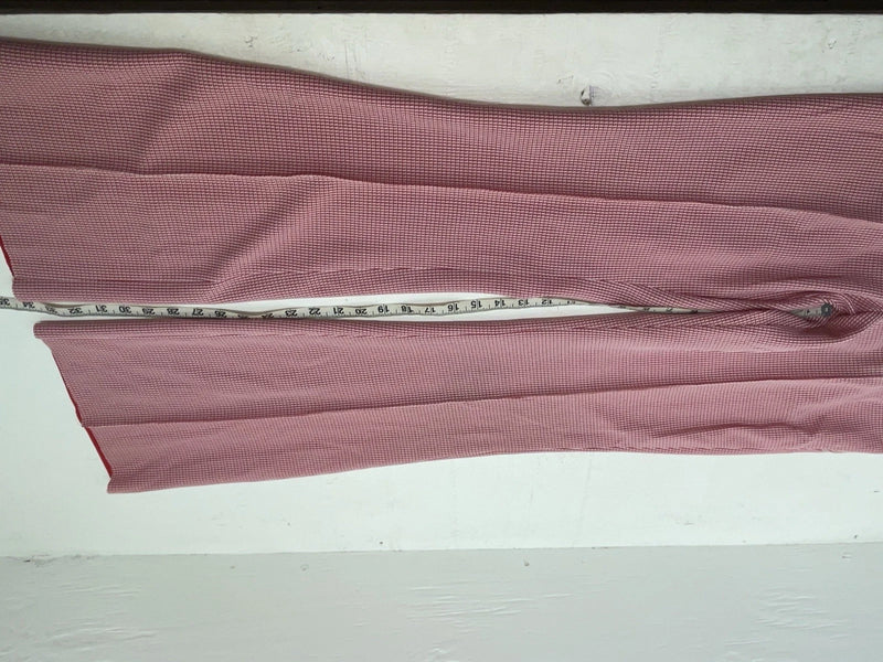 New Vintage Red Checkered Dickson Jenkins Polyester Pants #534 VV-72