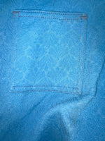 New Vintage Blue Polyester Pants #5450087 3A-67