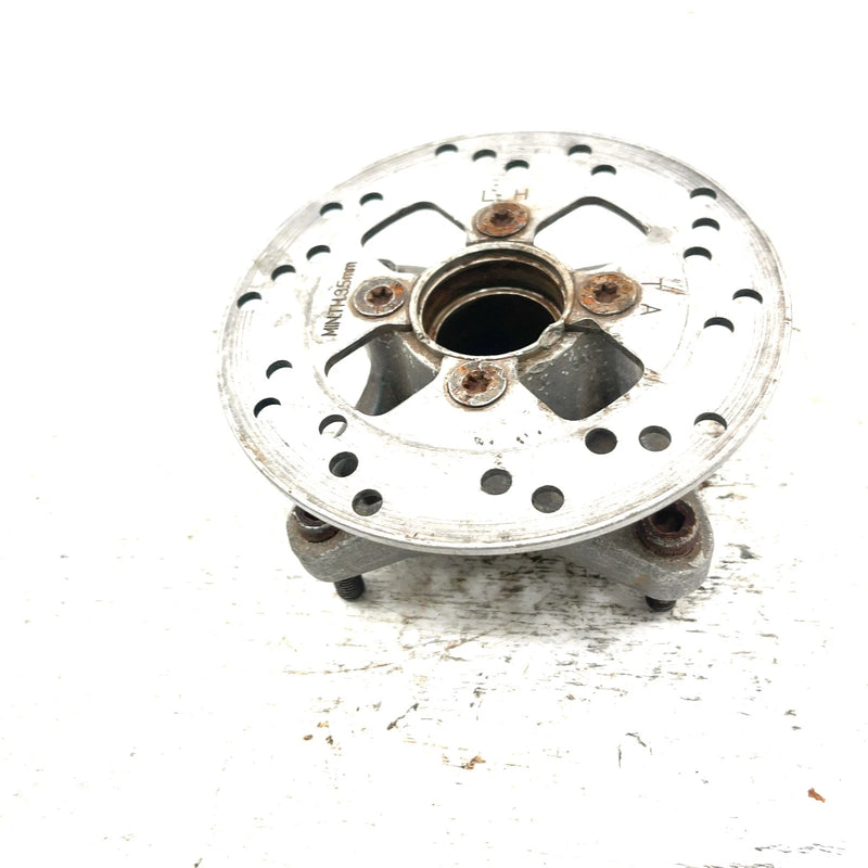 2001 Bombardier DS650 OEM Front Wheel Hub W/Left Brake Rotor 705400045 AB16