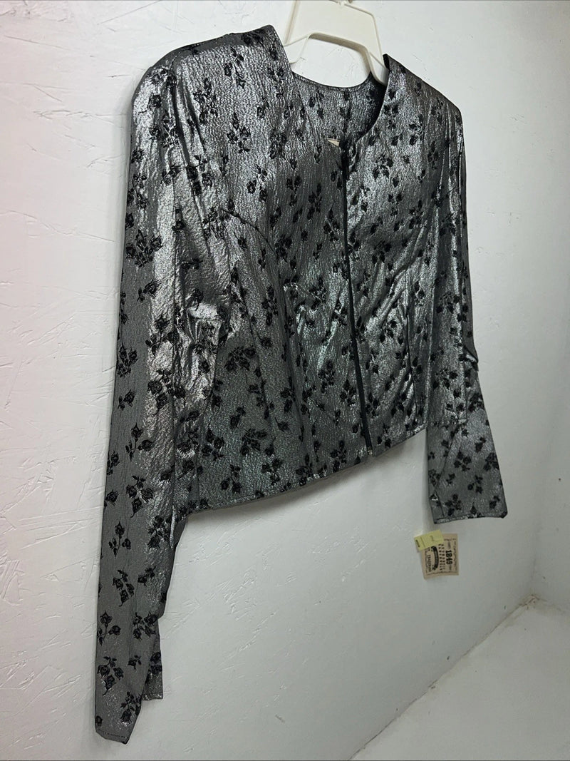 New Women’s Silver 1849 Authentic Ranchwear Short Show Jacket Medium WW-3