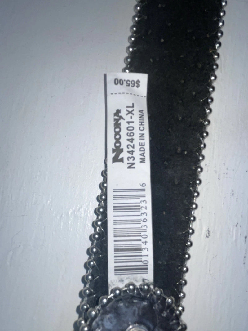 New Black Genuine Leather Nocona Bling XL Belt #N3424601 NN-122 