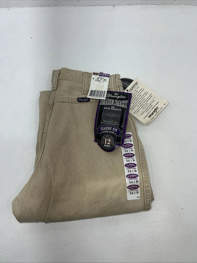 New Women’s Wrangler Tan Cowboy Cut Classic Fit Denim Jeans. 5/6x34 N-15