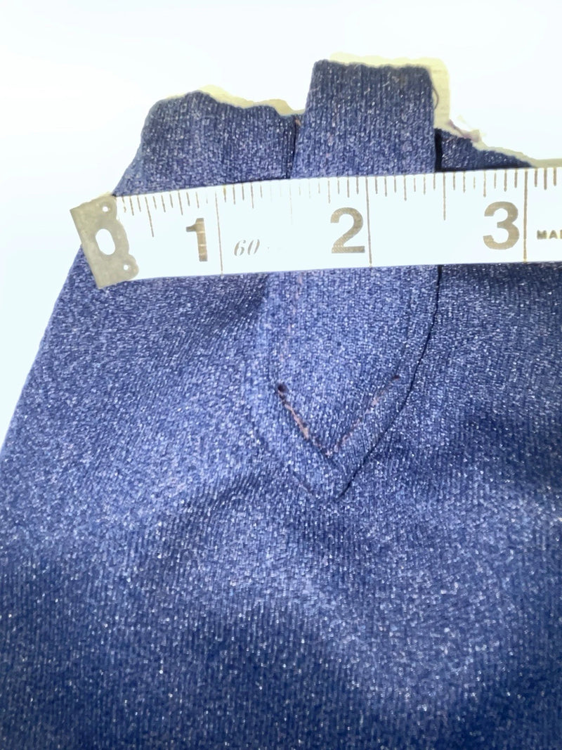 New Vintage Blue Polyester Pants XX-32