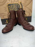 New Women’s Brown Lace Up Dan Post Acme Cowboy Boots. 00852 6.5 6 1/2 M. 18-14