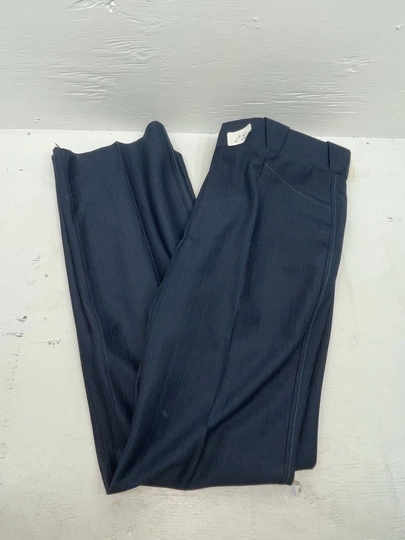 New Vintage Blue Circle S Polyester Pants #BF85 SS-5