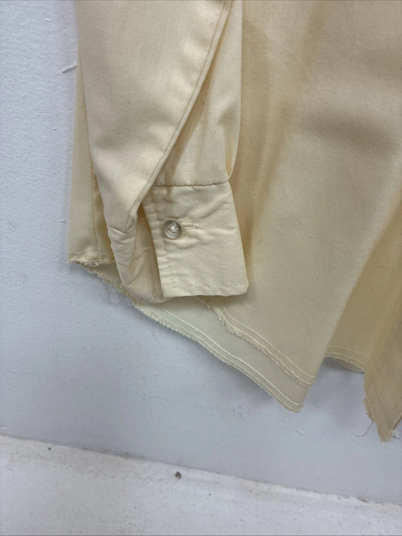 New Women’s Town And Country Yellow Long Sleeve Button Up Size 32 YY-93