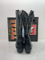 New Men’s Black Texas Brand Cowboy Boots. 7800 11 D. 9-71