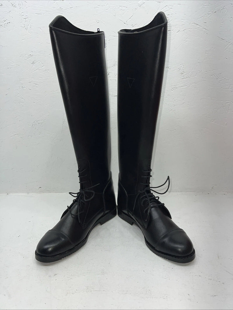 New Women’s Black Comfort Riders English Riding Boots. 9 W. 12-80