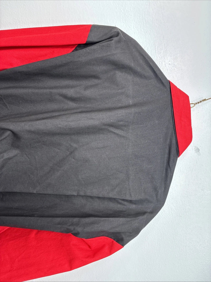 New Women’s Cowboy Threads Black Red Long Sleeve Button Up Large TT-77