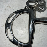 New Congress Leather 5” Smooth Mouth Pelham Bit #47842 LLL-25