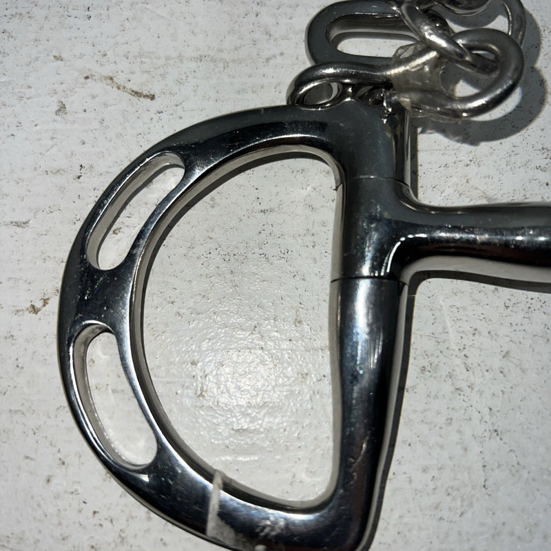New Congress Leather 5” Smooth Mouth Pelham Bit #47842 LLL-25