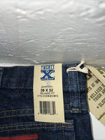 New Men’s Twenty X Relaxed Fit Dark Wash Denim Jeans. 38x32 Q-11
