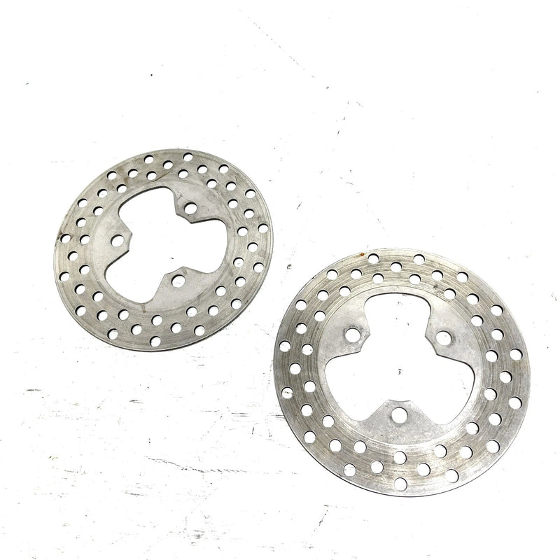 01-08 Honda Sportrax 250 TRX250 OEM Front Brake Rotor Pair 45251-HN1-003 AH83