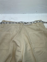New Vintage Cream Checkered Dickson Jenkins Polyester Pants #502 XX-16