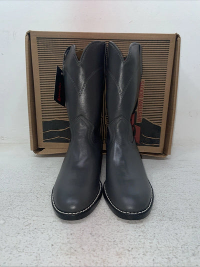 New Children’s Grey Laredo Cowboy Boots. 23036 3.5 3 1/2. 22-42