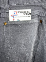 New Boys Grey Wrangler Pro Rodeo Cowboy Cut Denim Jeans. 16/26 C-7
